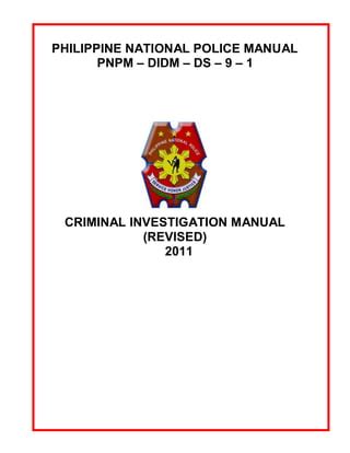 didm pnp|REVISED DIRECTORATE FOR INVESTIGATION AND .